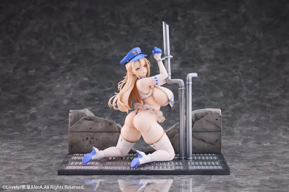 Original Character PVC Statue 1/6 Christina Gefesselte Polizistin 21 cm Produktfoto