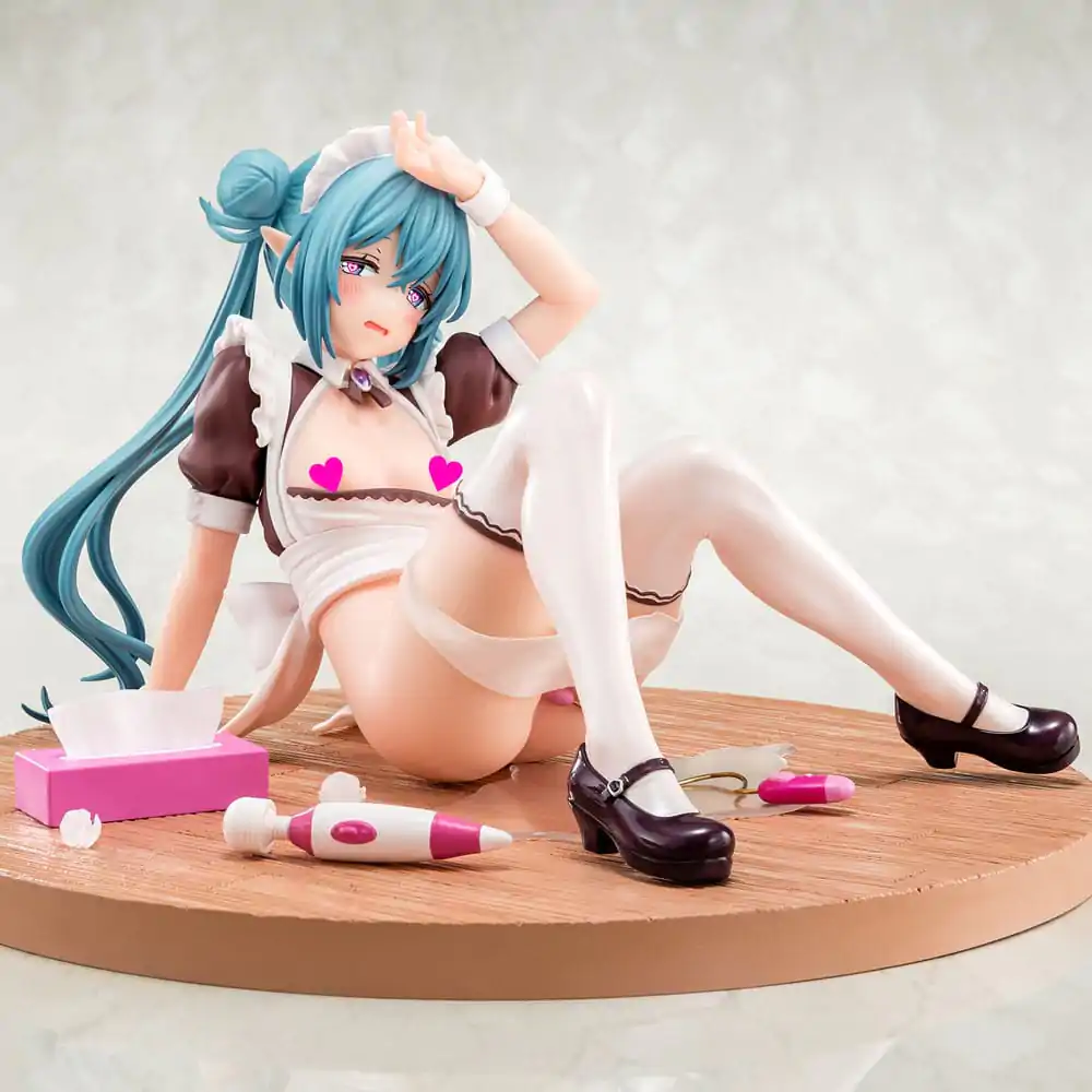 Original Character PVC Statue 1/6 Elf Maid's Sexual Servicing Lime 17 cm Produktfoto