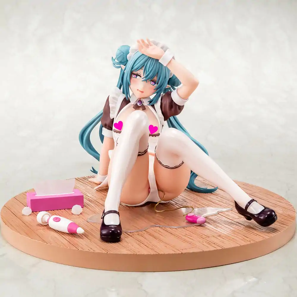 Original Character PVC Statue 1/6 Elf Maid's Sexual Servicing Lime 17 cm Produktfoto