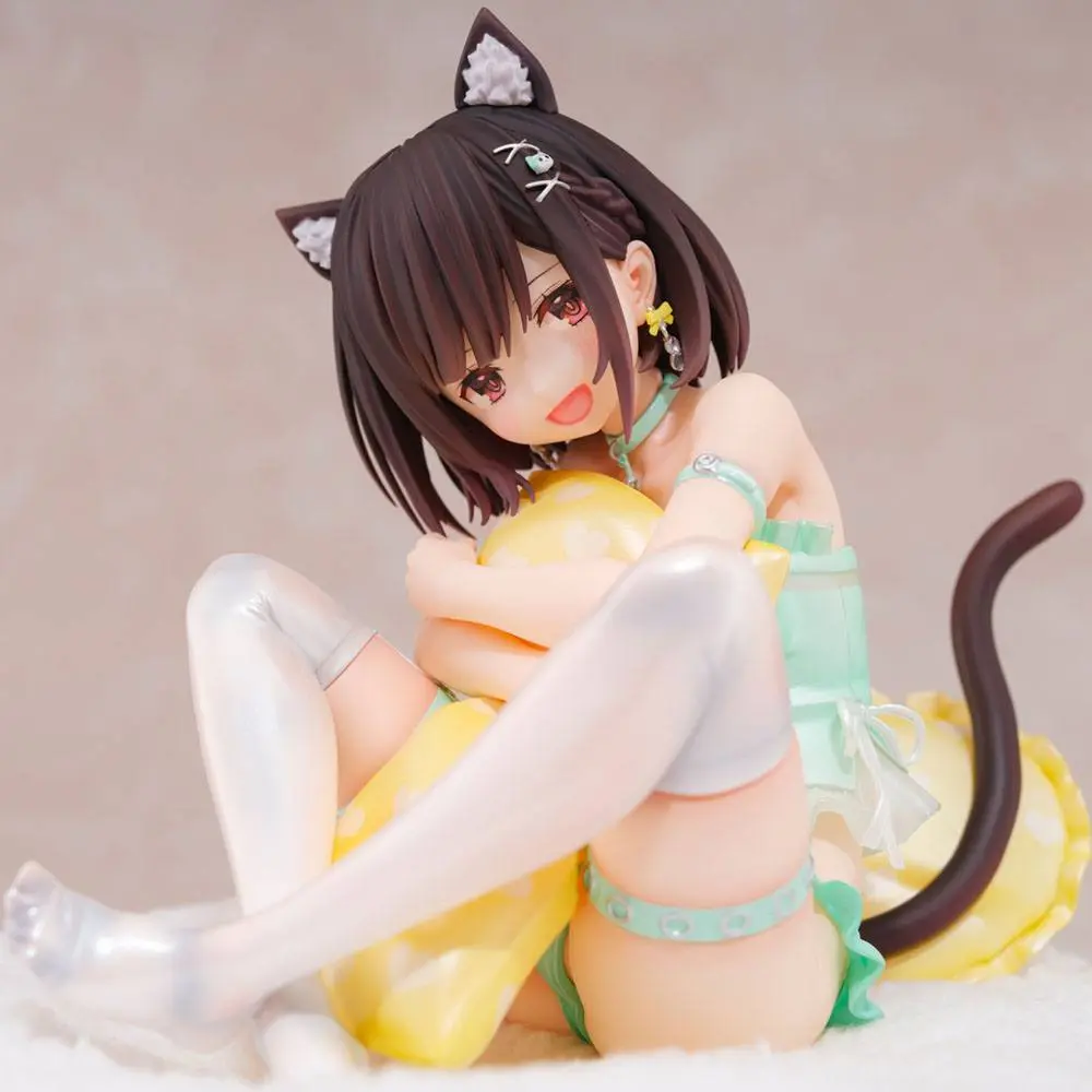 Original Character PVC Statue 1/6 Gaou Ayaka chan Mint Green Ver. 14 cm termékfotó