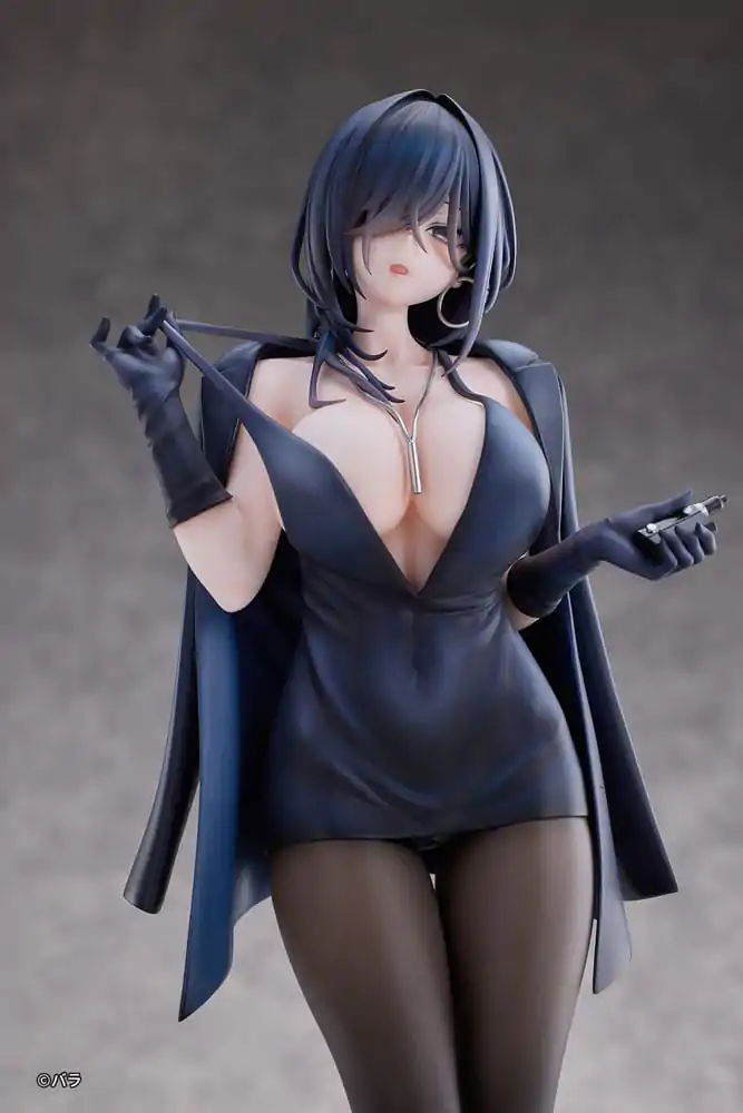 Original Character PVC Statue 1/6 Ishimi Yokoyama Black One-piece Dress Ver. illustration by Bara 28 cm Produktfoto