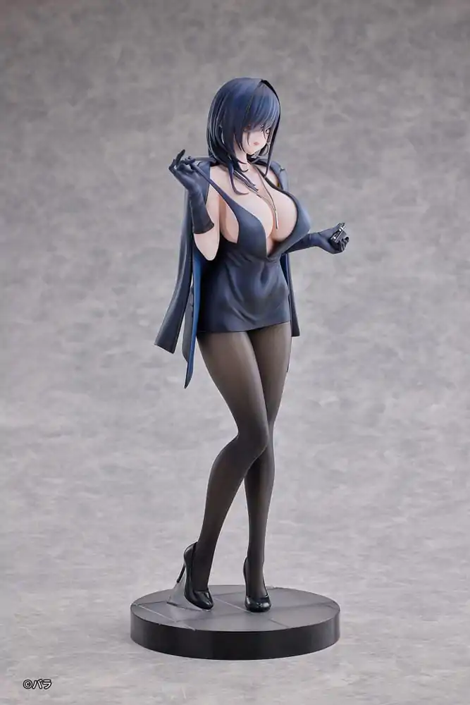 Original Character PVC Statue 1/6 Ishimi Yokoyama Black One-piece Dress Ver. illustration by Bara 28 cm Produktfoto