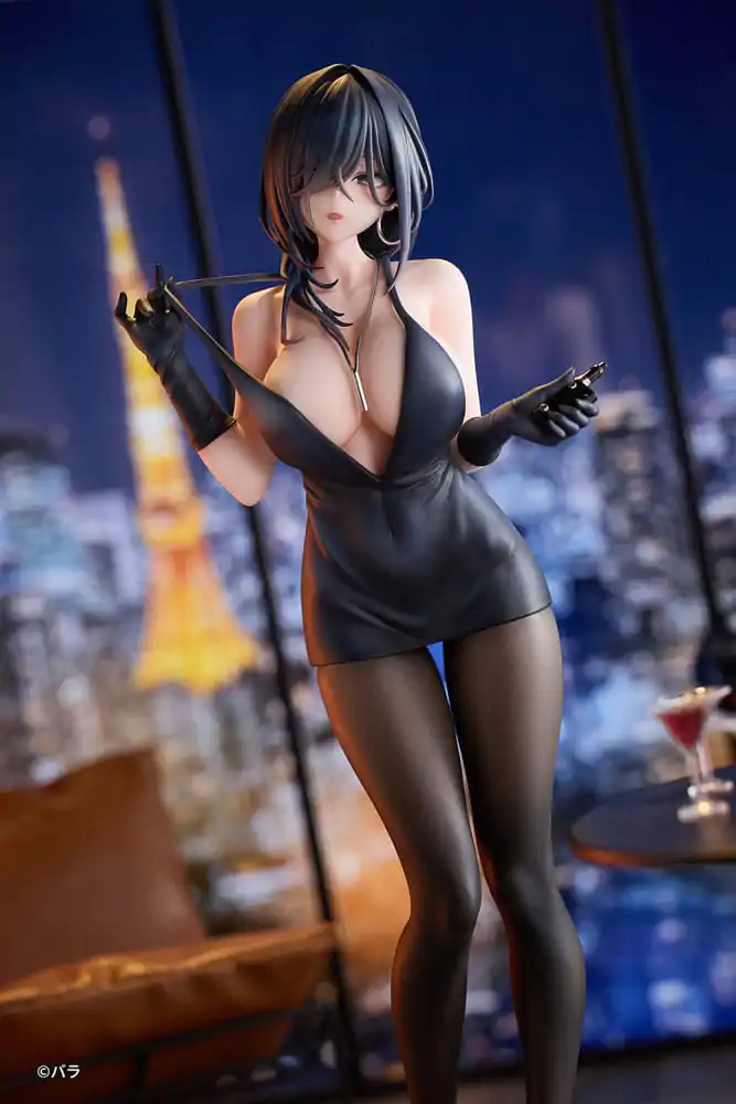 Original Character PVC Statue 1/6 Ishimi Yokoyama Black One-piece Dress Ver. illustration by Bara 28 cm Produktfoto