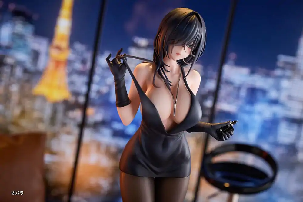 Original Character PVC Statue 1/6 Ishimi Yokoyama Black One-piece Dress Ver. illustration by Bara 28 cm Produktfoto