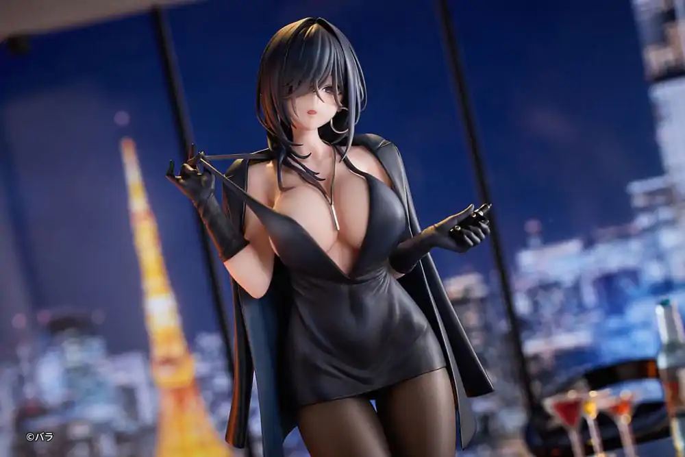 Original Character PVC Statue 1/6 Ishimi Yokoyama Black One-piece Dress Ver. illustration by Bara 28 cm Produktfoto