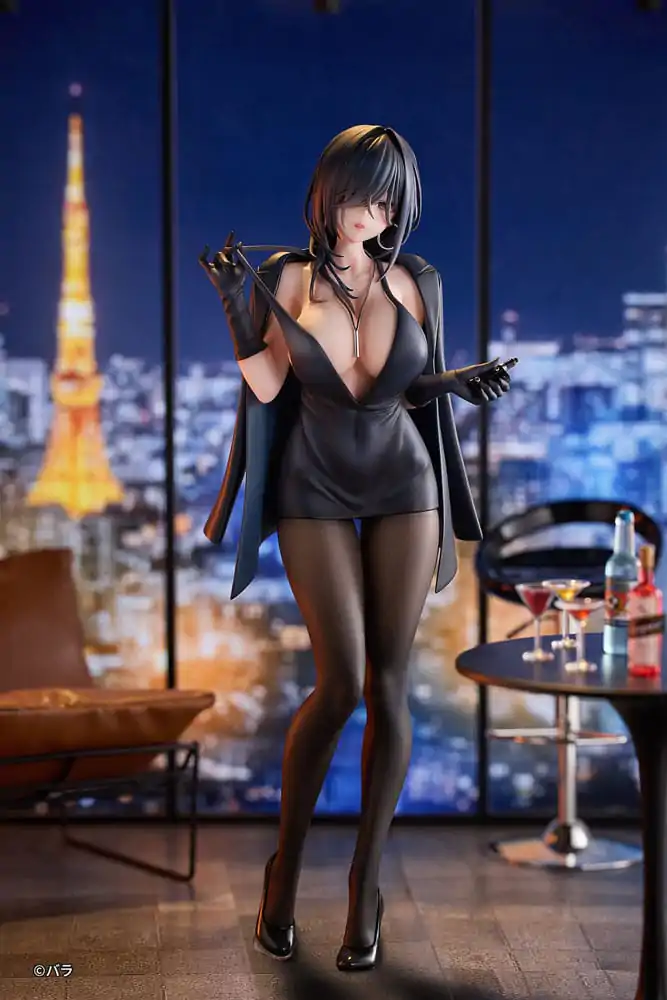 Original Character PVC Statue 1/6 Ishimi Yokoyama Black One-piece Dress Ver. illustration by Bara 28 cm Produktfoto