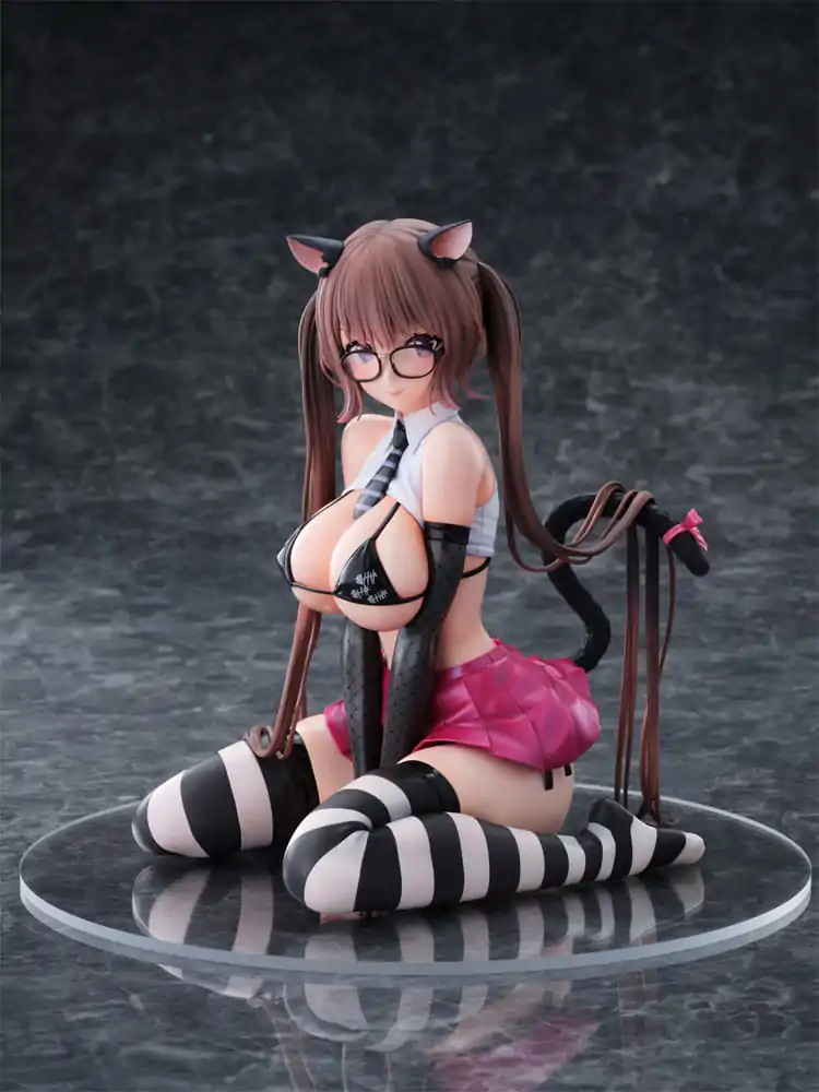 Original Character Statue 1/6 Itazura Cat miumiu, illustriert von Mataro, 17 cm Produktfoto