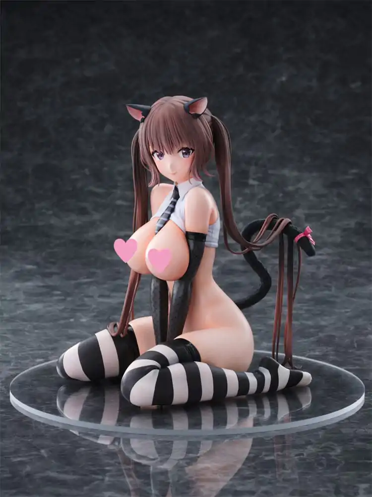Original Character Statue 1/6 Itazura Cat miumiu, illustriert von Mataro, 17 cm Produktfoto