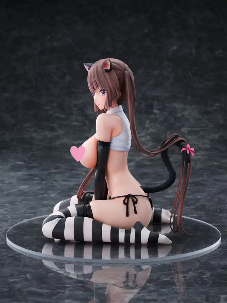 Original Character Statue 1/6 Itazura Cat miumiu, illustriert von Mataro, 17 cm Produktfoto