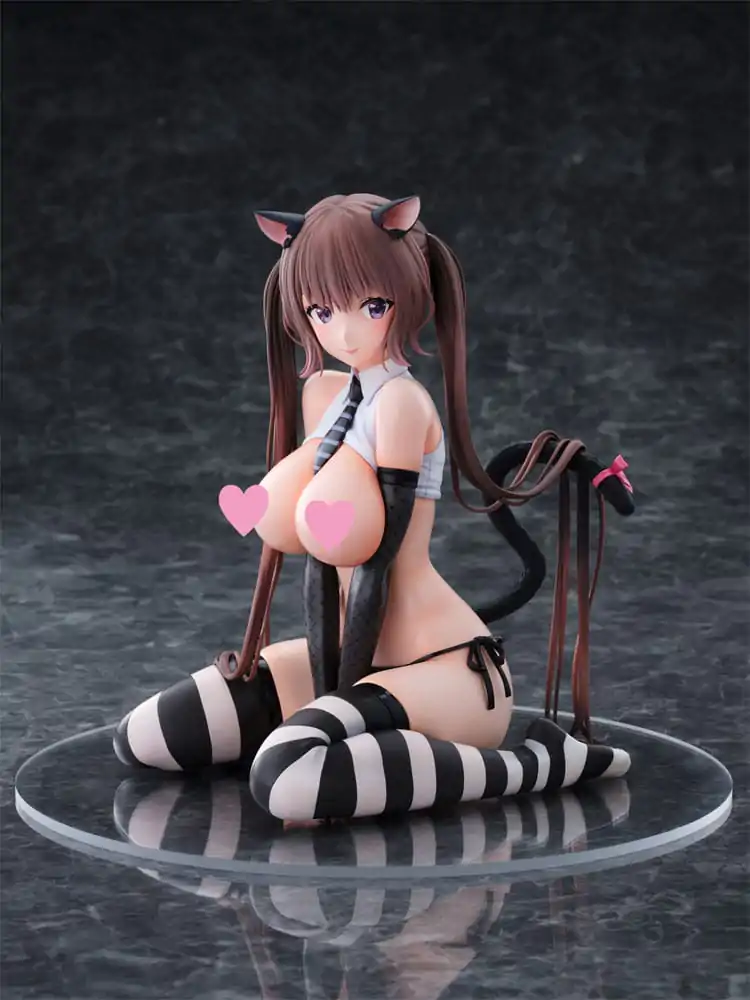 Original Character Statue 1/6 Itazura Cat miumiu, illustriert von Mataro, 17 cm Produktfoto
