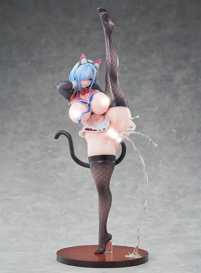 Original Character Statue 1/6 Lewd Girl Y-förmiges Gleichgewicht - Aoi Futatsuki Tapisserie Set Edition 38 cm Produktfoto
