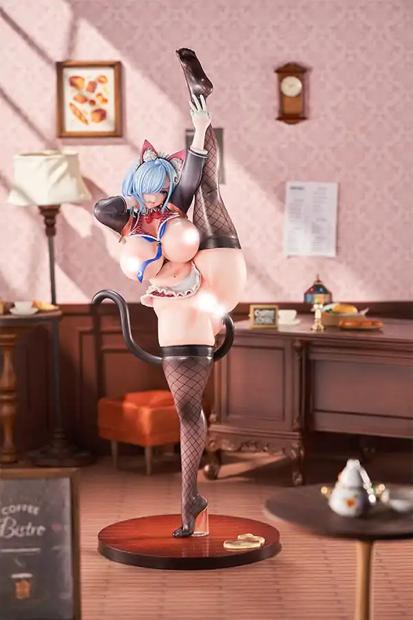 Original Character Statue 1/6 Lewd Girl Y-förmiges Gleichgewicht - Aoi Futatsuki Tapisserie Set Edition 38 cm Produktfoto