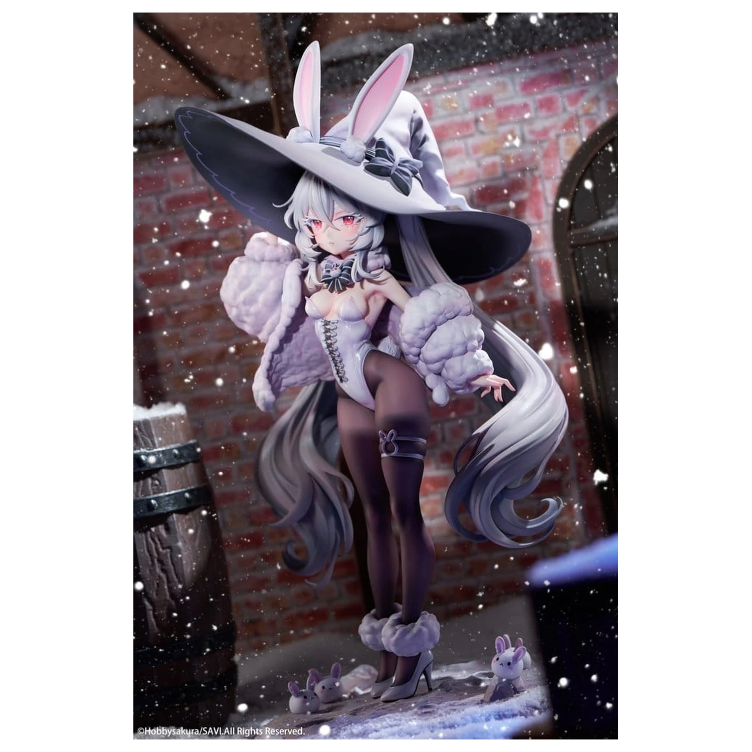 Original Character PVC Figur 1/6 Moon Witch Police Marshmallow Illustration von SAVI Deluxe Edition 34 Zentimeter Produktfoto