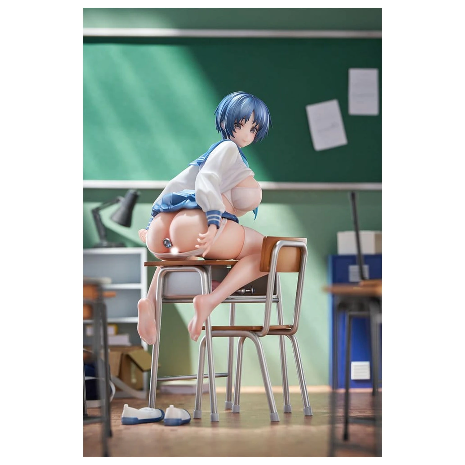 Original Character Figur 1/6 "Mousou Tights.44": Ruri-chan Tapisserie Set Illustration by Hyouuma 27 cm Produktfoto