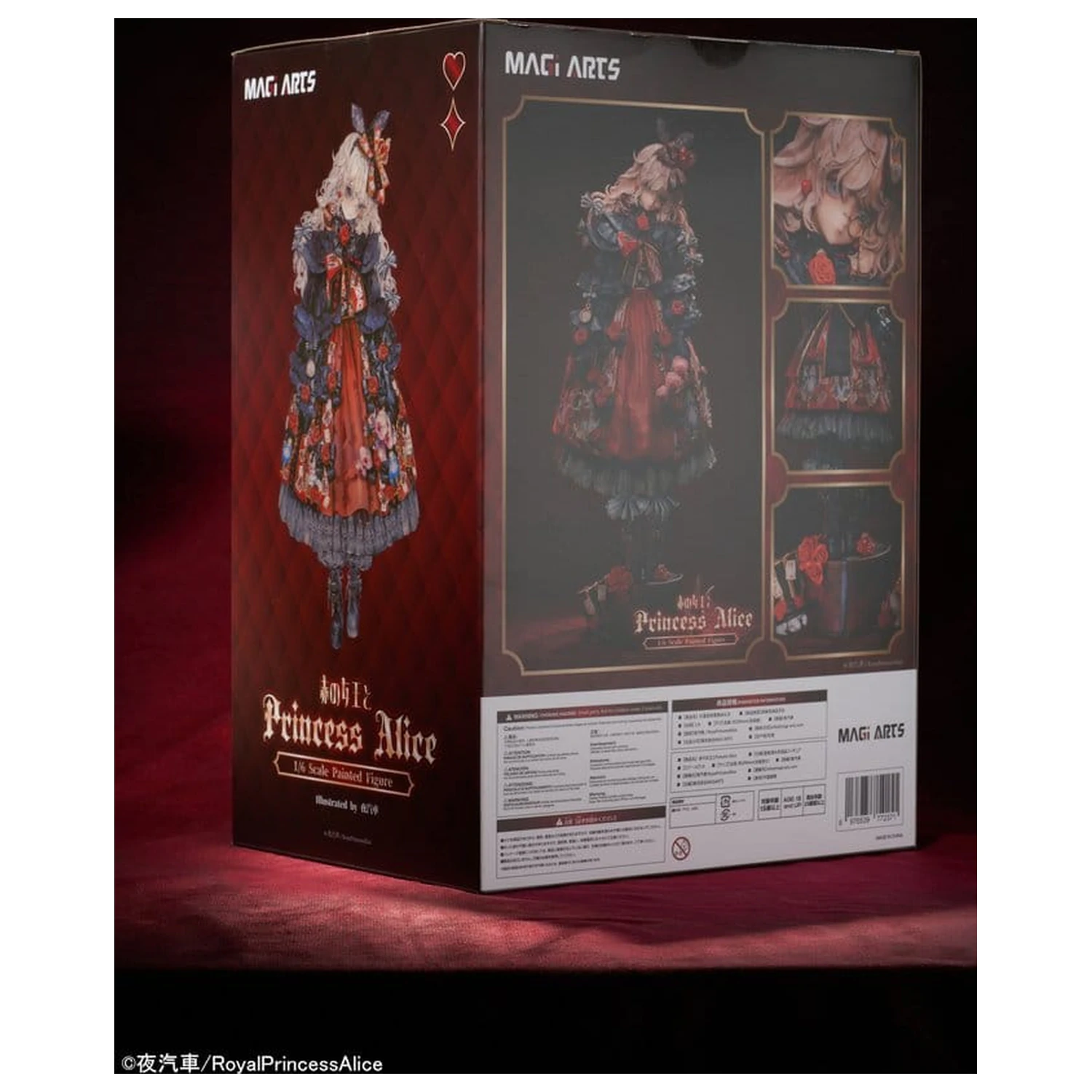 Original Character PVC Statue im Maßstab 1/6 Red Queen and Princess Alice 29 cm Produktfoto