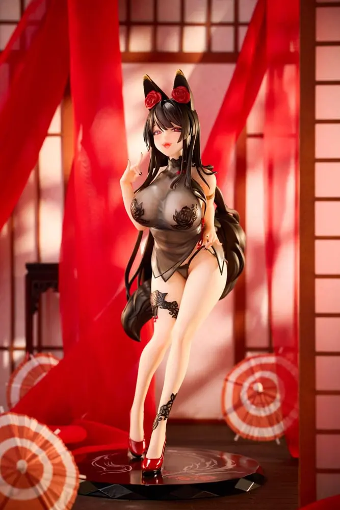 Original Character PVC Statue 1/6 Rose Fox Girl Blooming in Midwinter Illustrated by TACCO 28 cm termékfotó