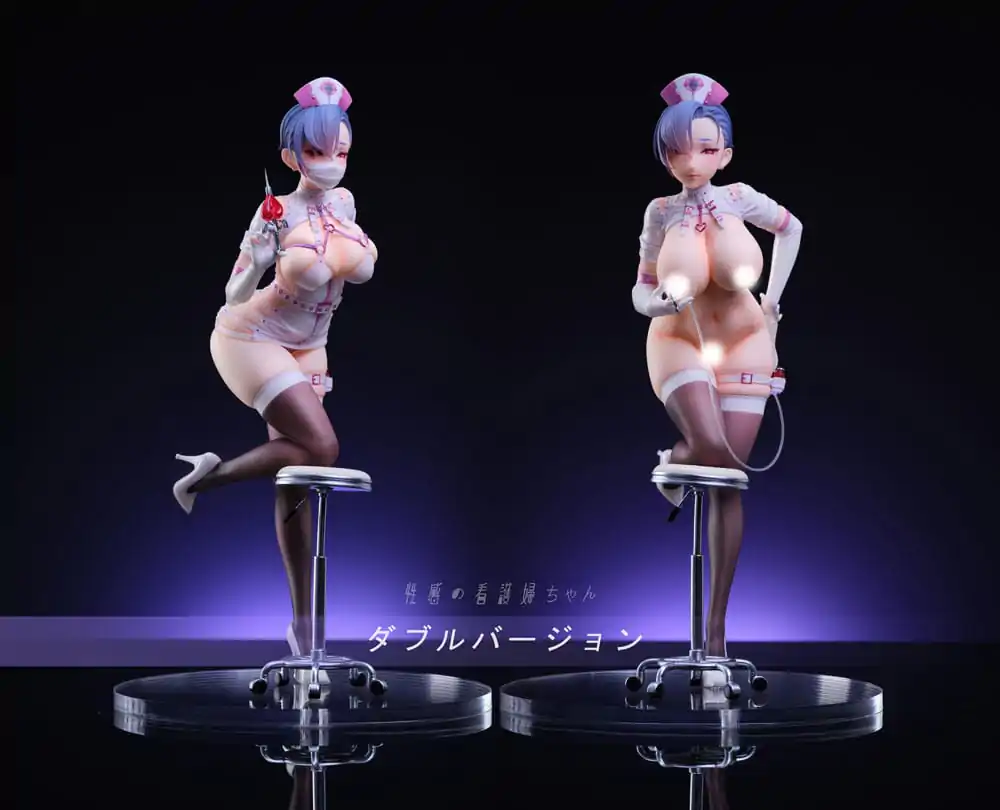 Original Character PVC Statue 1/6 Sexy Nurse Double Version 26 cm Produktfoto