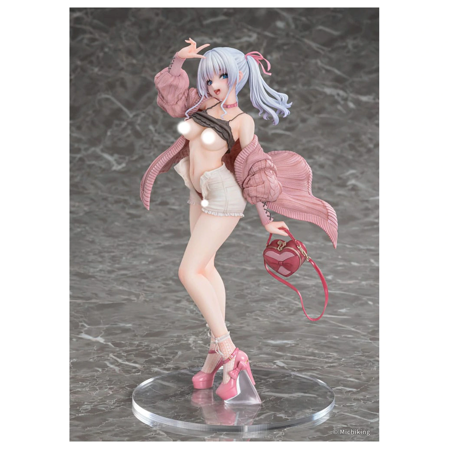 Original Character PVC Statue 1/6 Shion Passion Pink Illustration by Michiking 27 Zentimeter Produktfoto