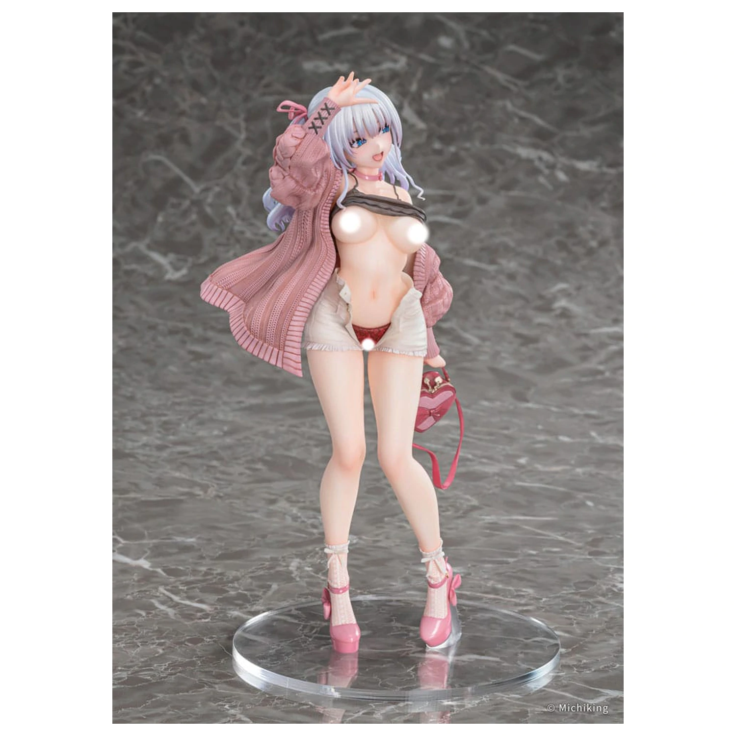 Original Character PVC Statue 1/6 Shion Passion Pink Illustration by Michiking 27 Zentimeter Produktfoto