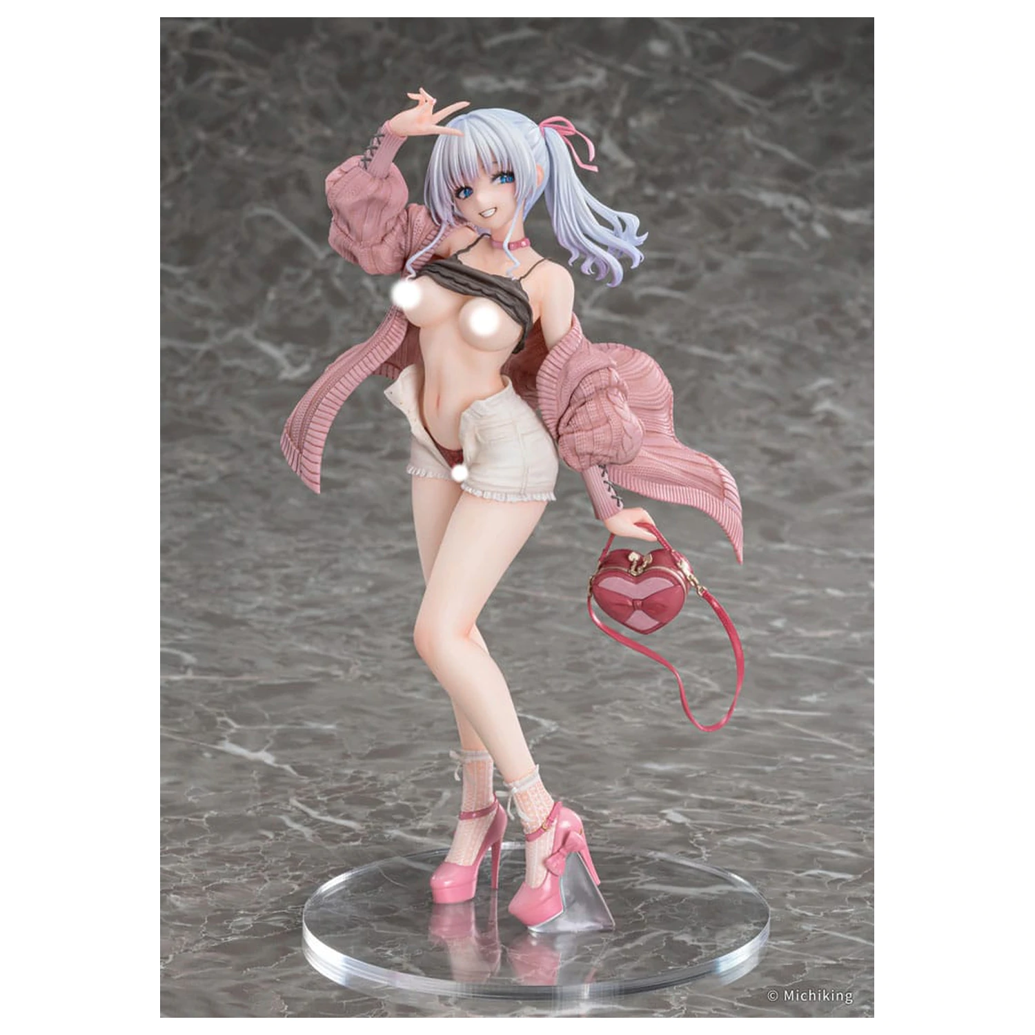 Original Character PVC Statue 1/6 Shion Passion Pink Illustration by Michiking 27 Zentimeter Produktfoto