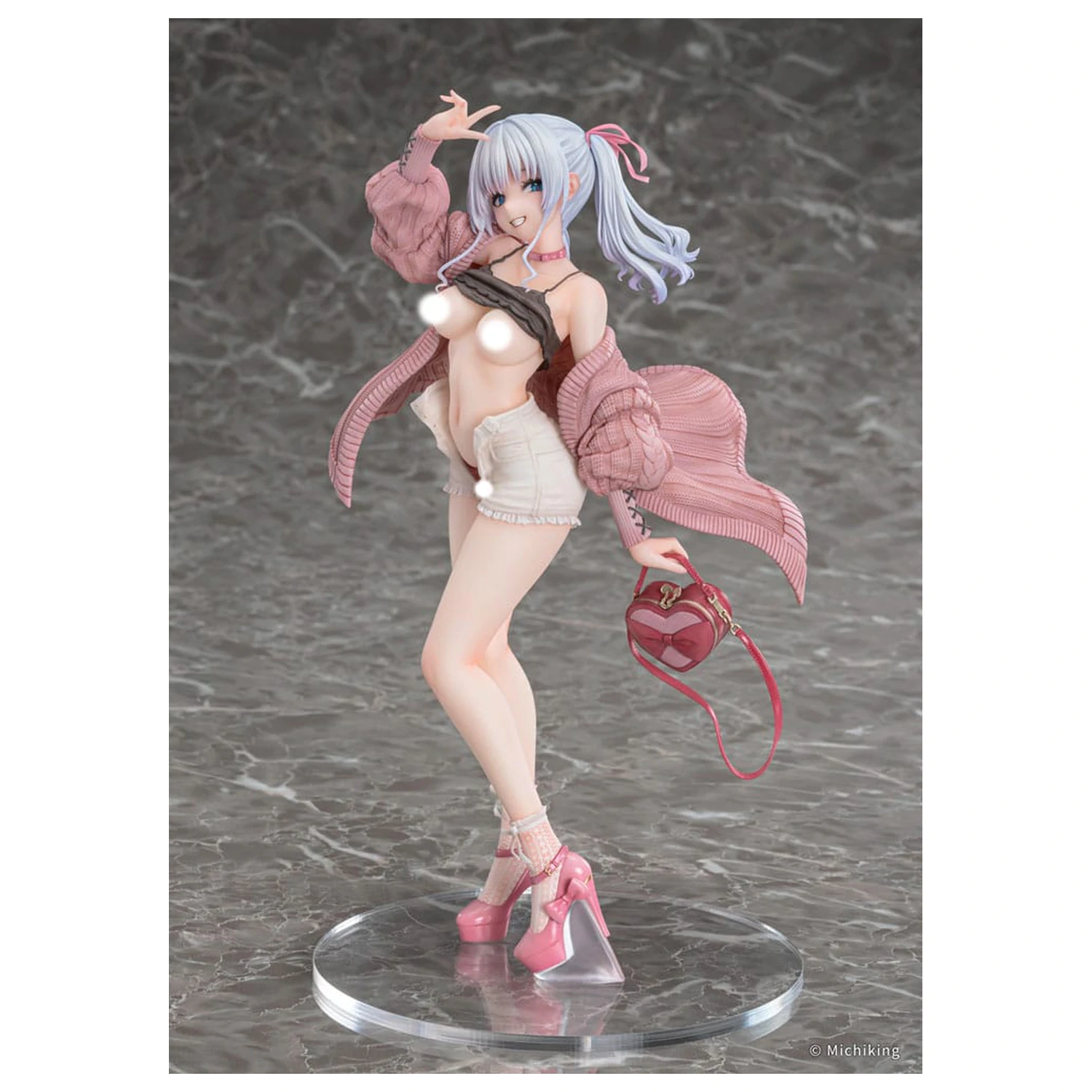 Original Character PVC Statue 1/6 Shion Passion Pink Illustration by Michiking 27 Zentimeter Produktfoto