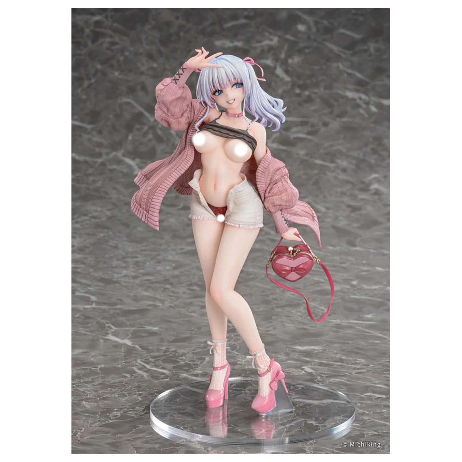 Original Character PVC Statue 1/6 Shion Passion Pink Illustration by Michiking 27 Zentimeter Produktfoto