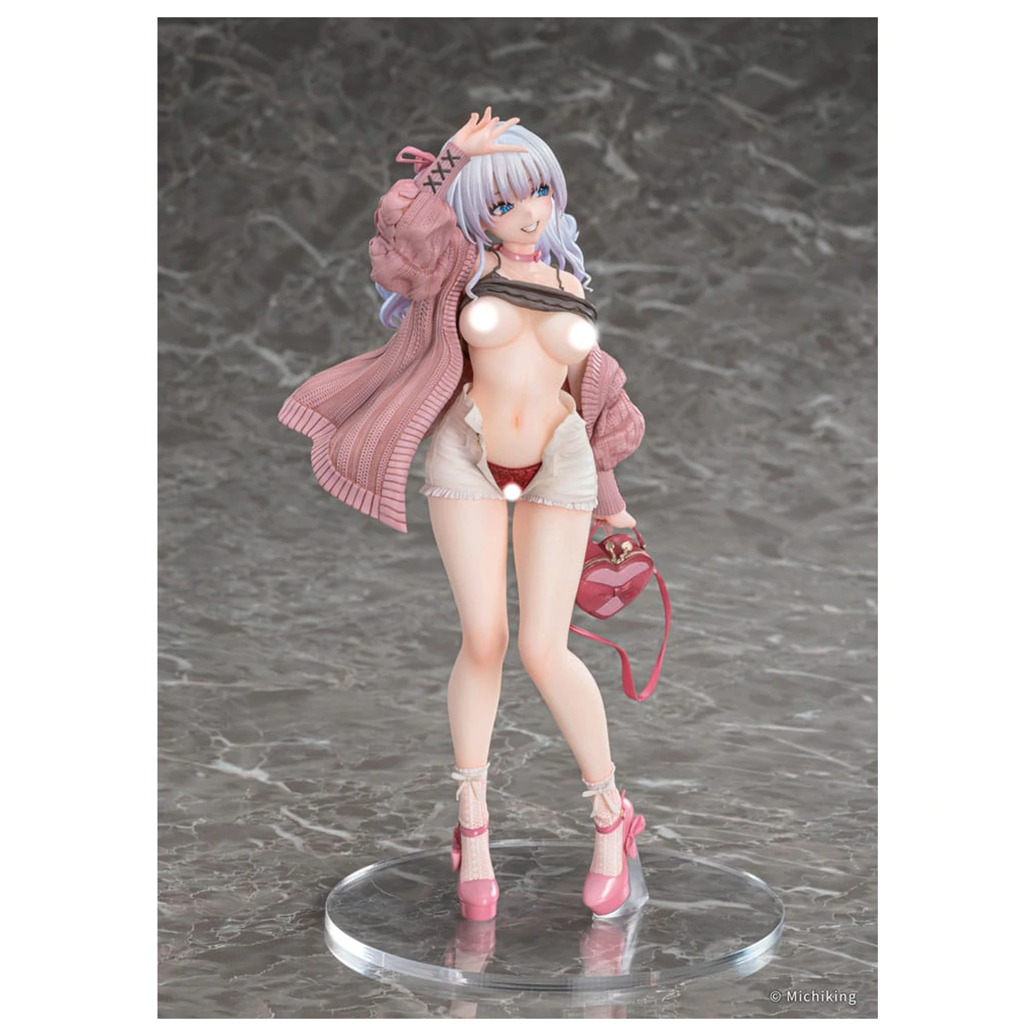Original Character PVC Statue 1/6 Shion Passion Pink Illustration by Michiking 27 Zentimeter Produktfoto