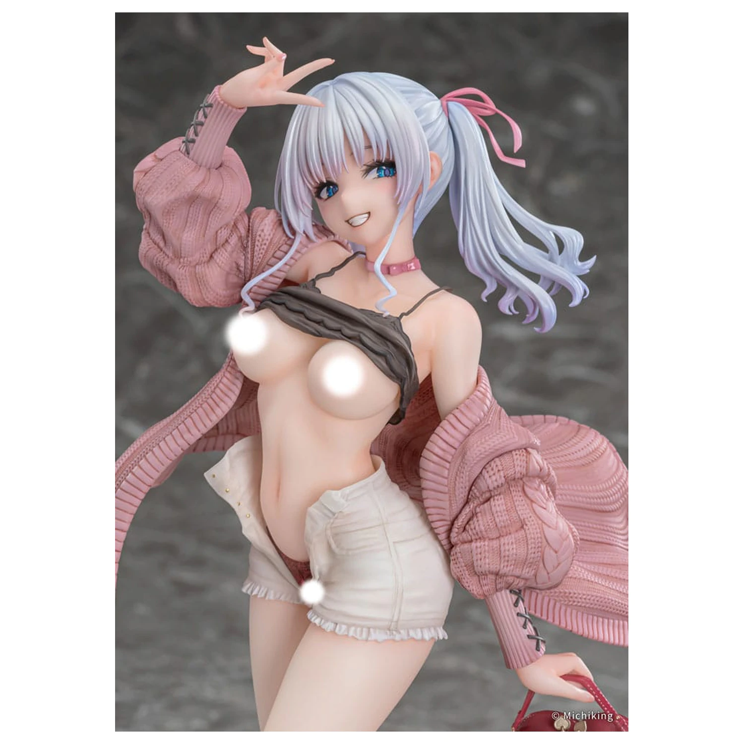 Original Character PVC Statue 1/6 Shion Passion Pink Illustration by Michiking 27 Zentimeter Produktfoto