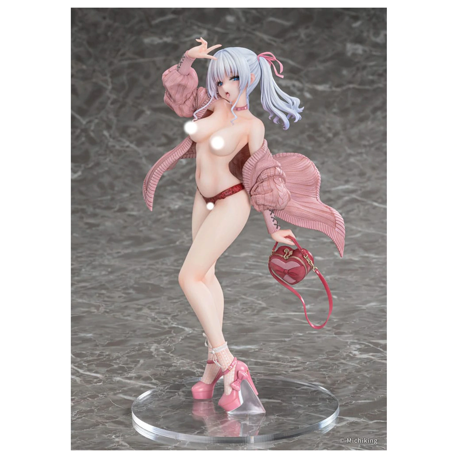 Original Character PVC Statue 1/6 Shion Passion Pink Illustration by Michiking 27 Zentimeter Produktfoto