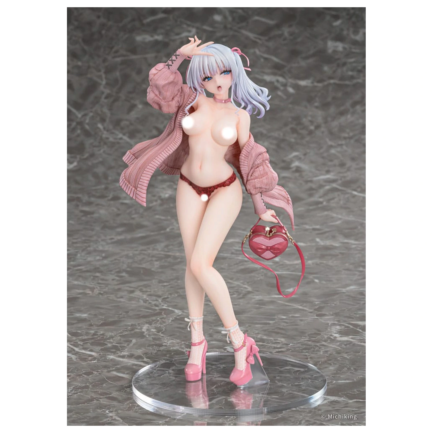 Original Character PVC Statue 1/6 Shion Passion Pink Illustration by Michiking 27 Zentimeter Produktfoto
