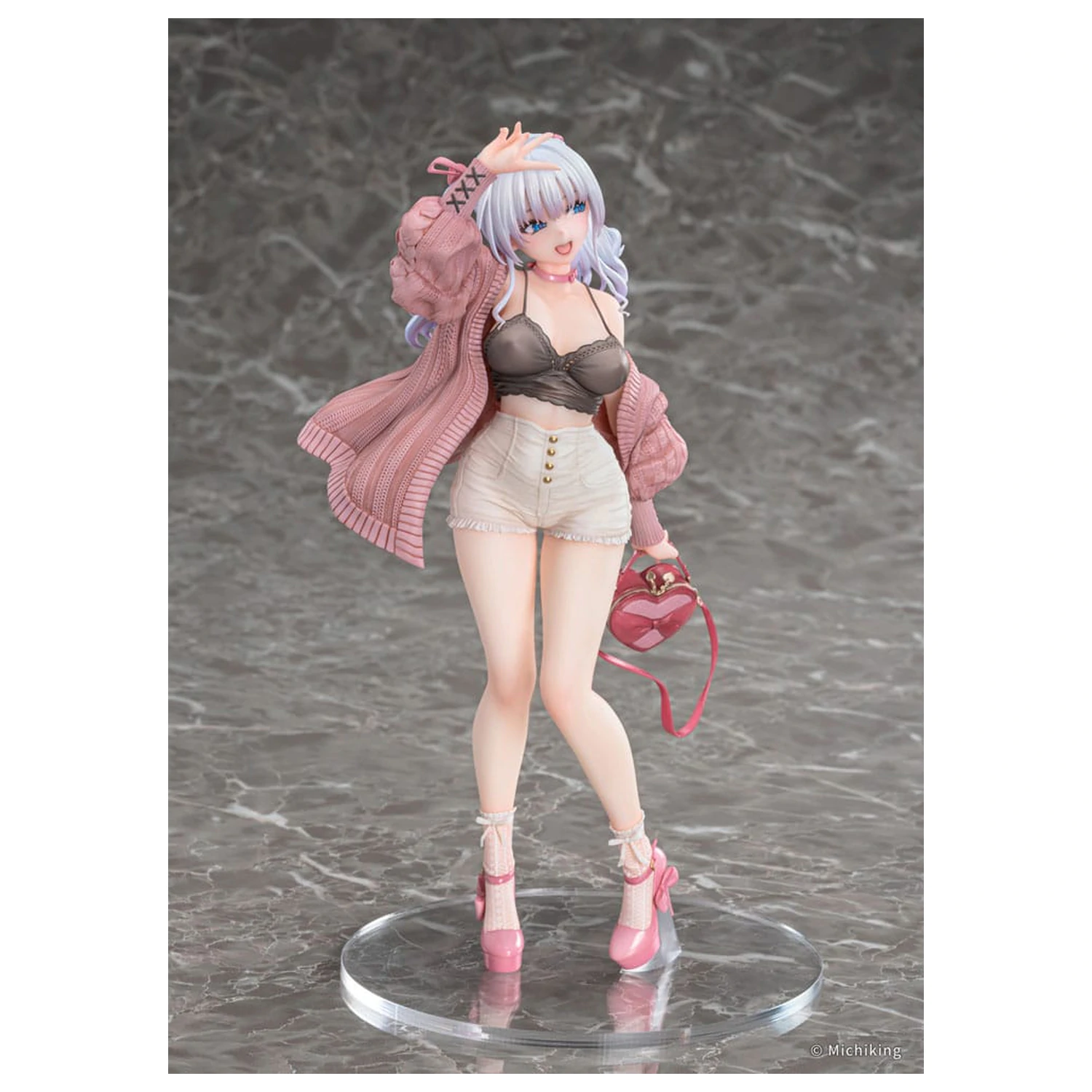 Original Character PVC Statue 1/6 Shion Passion Pink Illustration by Michiking 27 Zentimeter Produktfoto