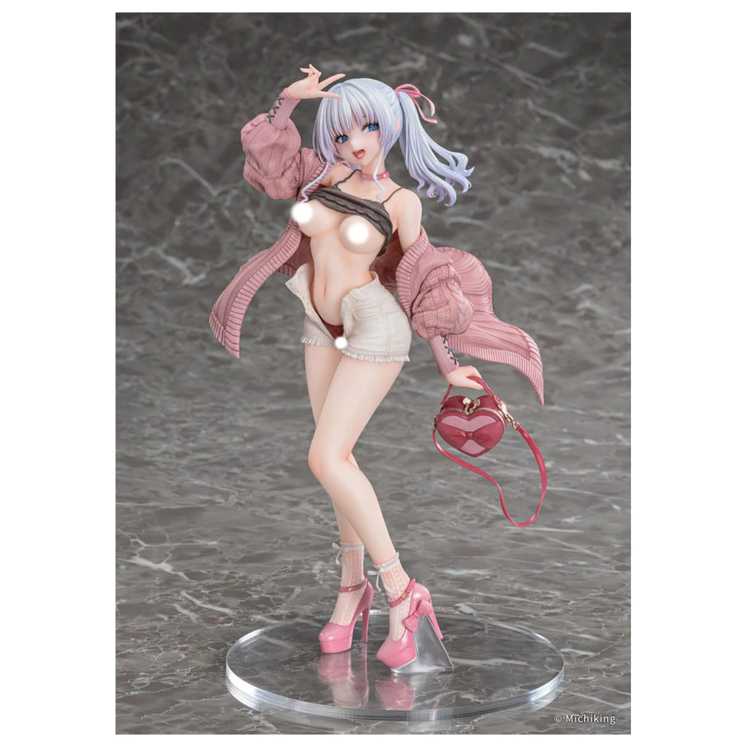 Original Character PVC Statue 1/6 Shion Passion Pink Illustration by Michiking 27 Zentimeter Produktfoto