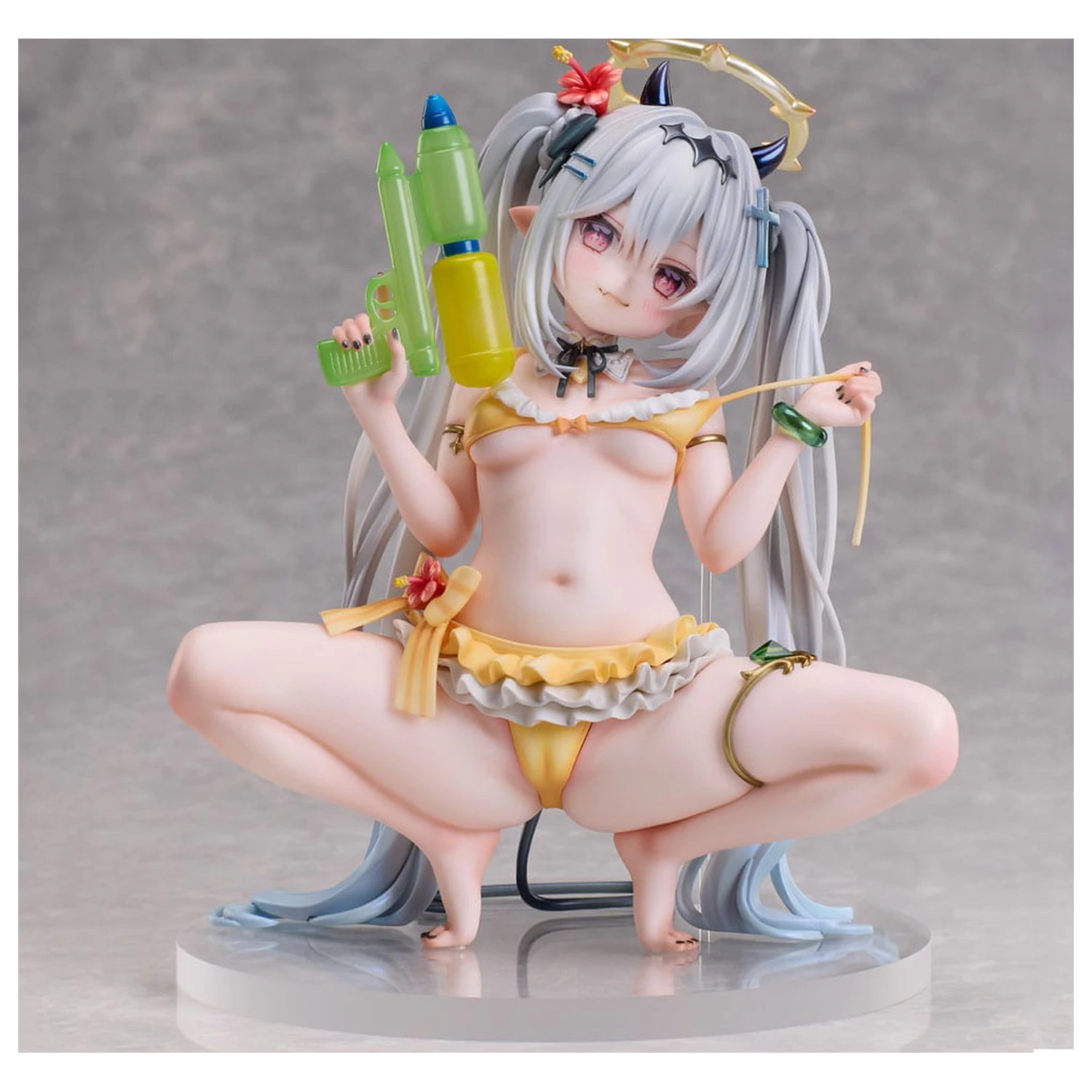 Original Character PVC Statue 1/6 Silver-Haired Girl Illustriert von Chihiro 18 cm Produktfoto