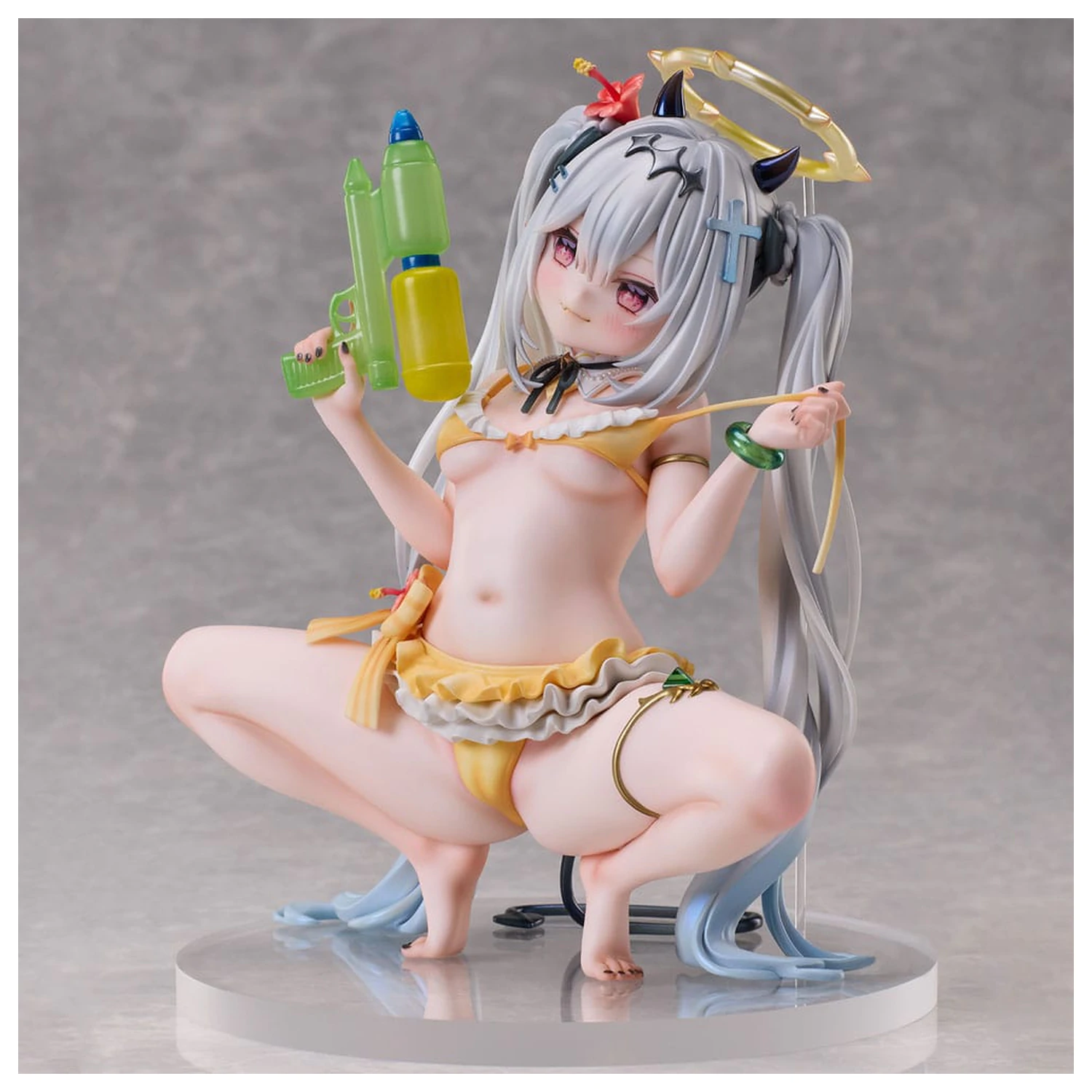 Original Character PVC Statue 1/6 Silver-Haired Girl Illustriert von Chihiro 18 cm Produktfoto