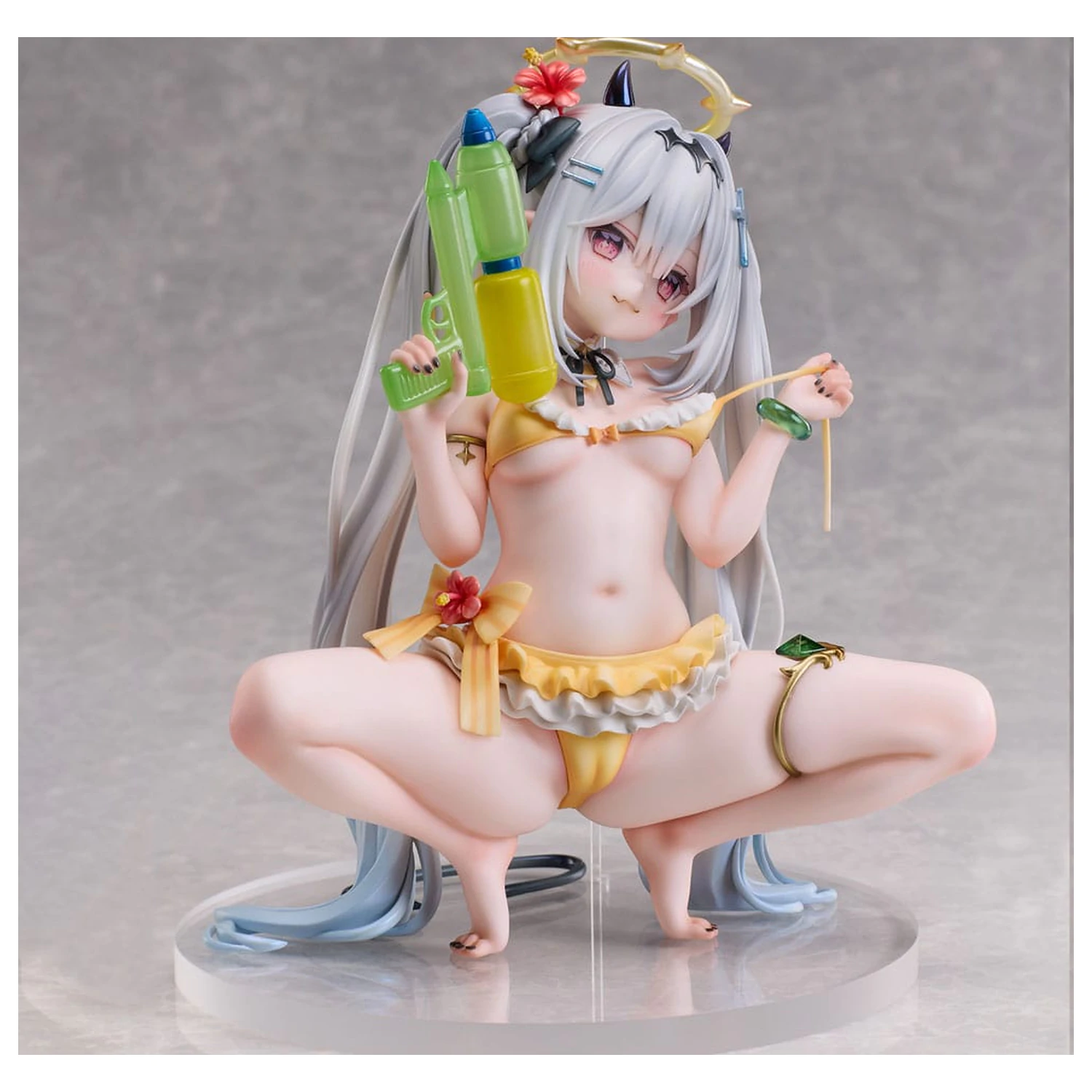 Original Character PVC Statue 1/6 Silver-Haired Girl Illustriert von Chihiro 18 cm Produktfoto