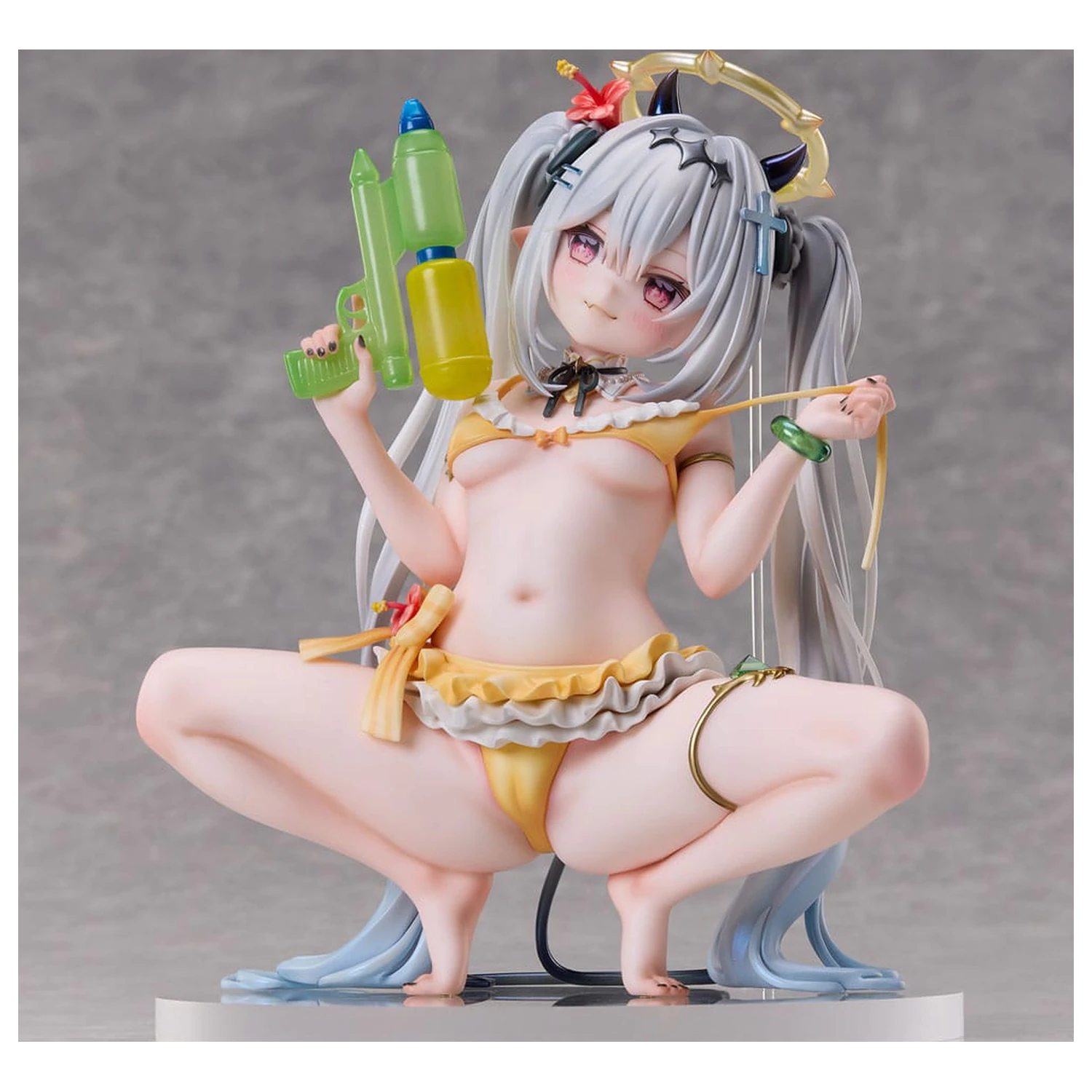 Original Character PVC Statue 1/6 Silver-Haired Girl Illustriert von Chihiro 18 cm Produktfoto