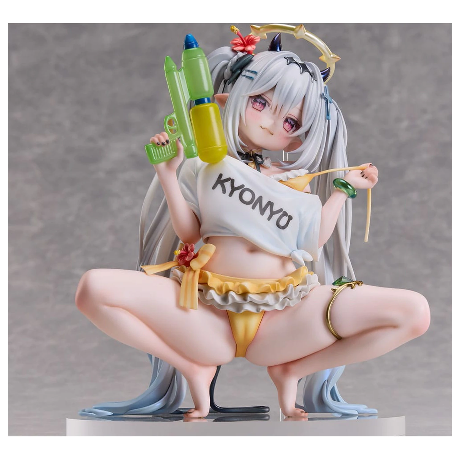 Original Character PVC Statue 1/6 Silver-Haired Girl Illustriert von Chihiro 18 cm Produktfoto