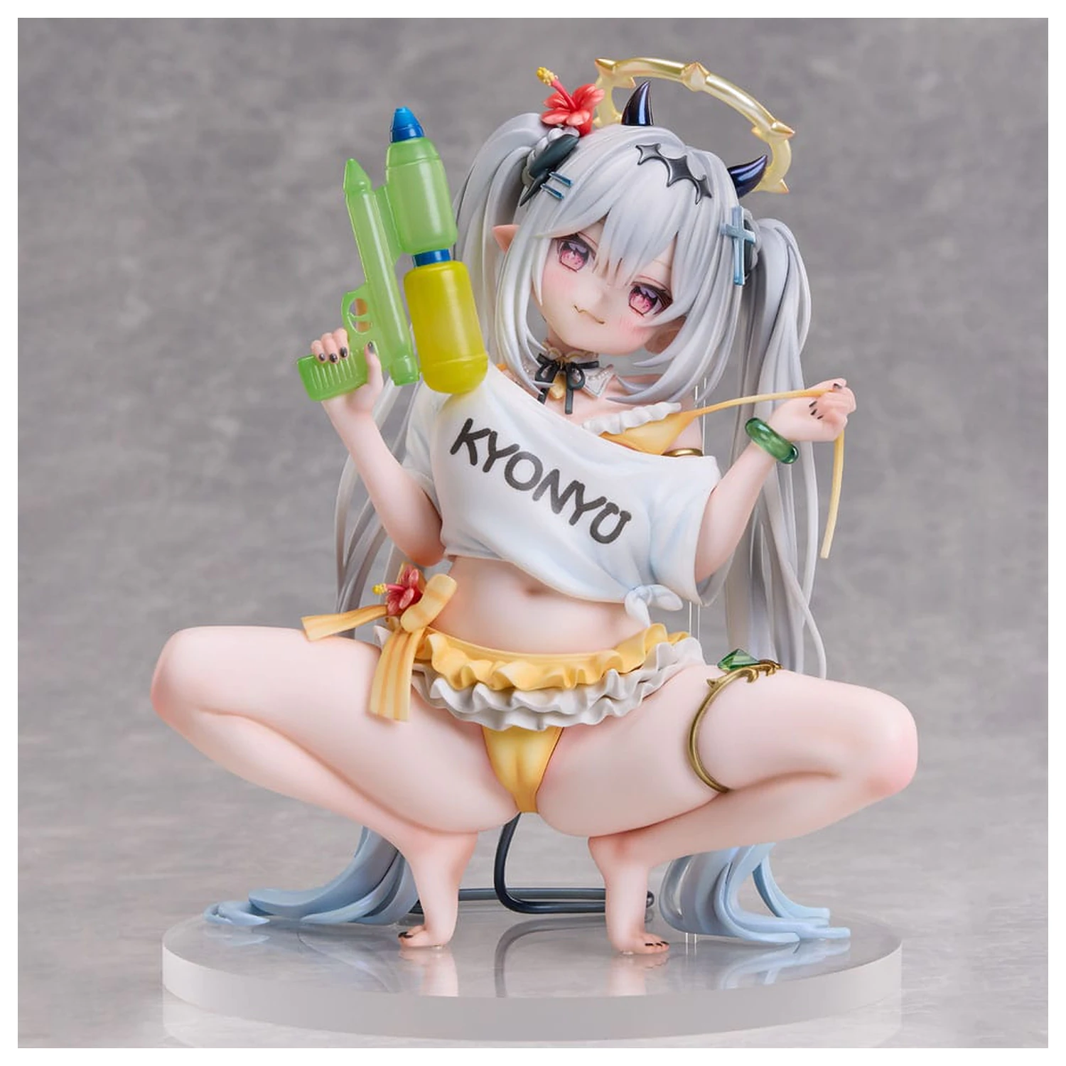 Original Character PVC Statue 1/6 Silver-Haired Girl Illustriert von Chihiro 18 cm Produktfoto