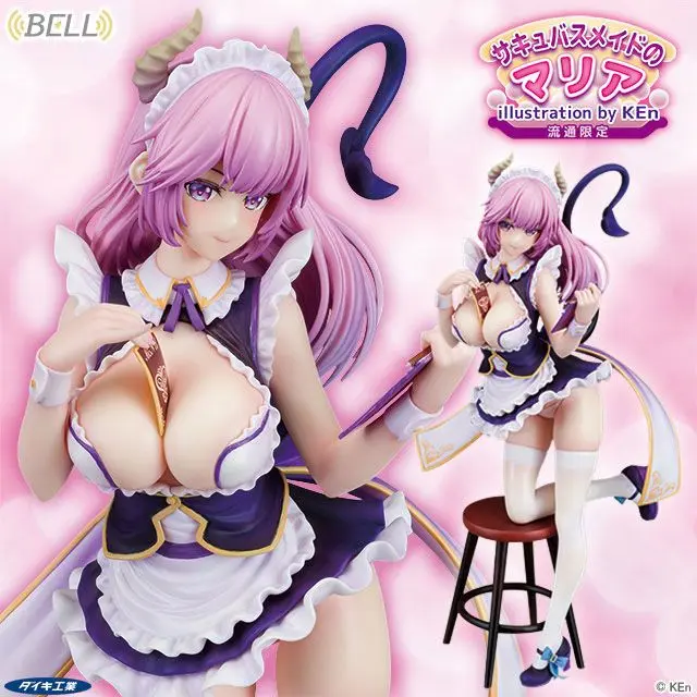 Original Character PVC Statue 1/6 Succubus Maid Maria illustration by Ken Limited Distribution 28 cm Produktfoto