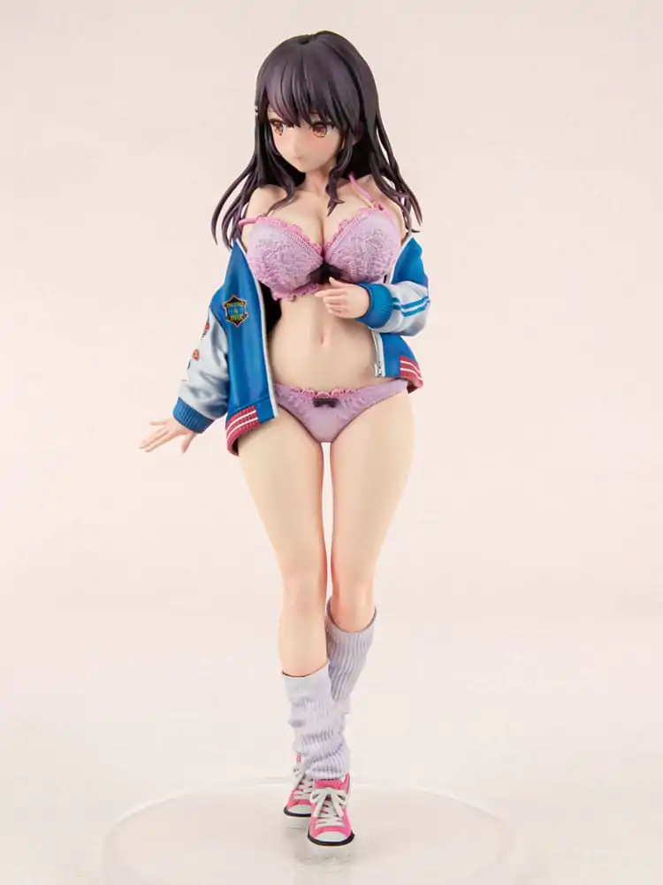 Original Charakter PVC-Statue 1/6 Sukajan Jacket Kanojo wa Cool de Itai! Kyouka Kagura 27 cm Produktfoto