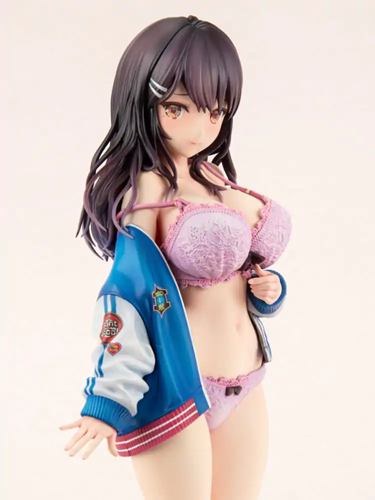 Original Charakter PVC-Statue 1/6 Sukajan Jacket Kanojo wa Cool de Itai! Kyouka Kagura 27 cm Produktfoto