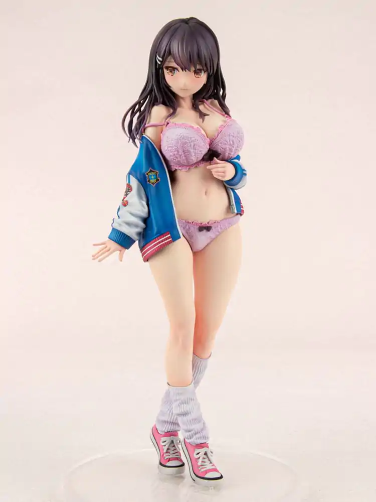 Original Charakter PVC-Statue 1/6 Sukajan Jacket Kanojo wa Cool de Itai! Kyouka Kagura 27 cm Produktfoto