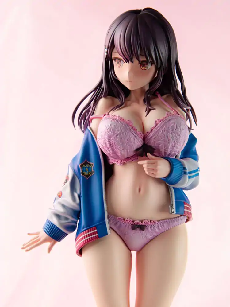 Original Charakter PVC-Statue 1/6 Sukajan Jacket Kanojo wa Cool de Itai! Kyouka Kagura 27 cm Produktfoto