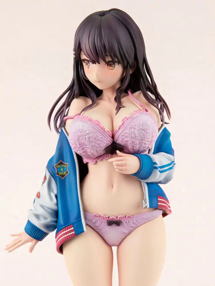 Original Charakter PVC-Statue 1/6 Sukajan Jacket Kanojo wa Cool de Itai! Kyouka Kagura 27 cm Produktfoto