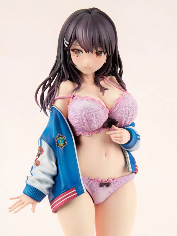 Original Charakter PVC-Statue 1/6 Sukajan Jacket Kanojo wa Cool de Itai! Kyouka Kagura 27 cm Produktfoto