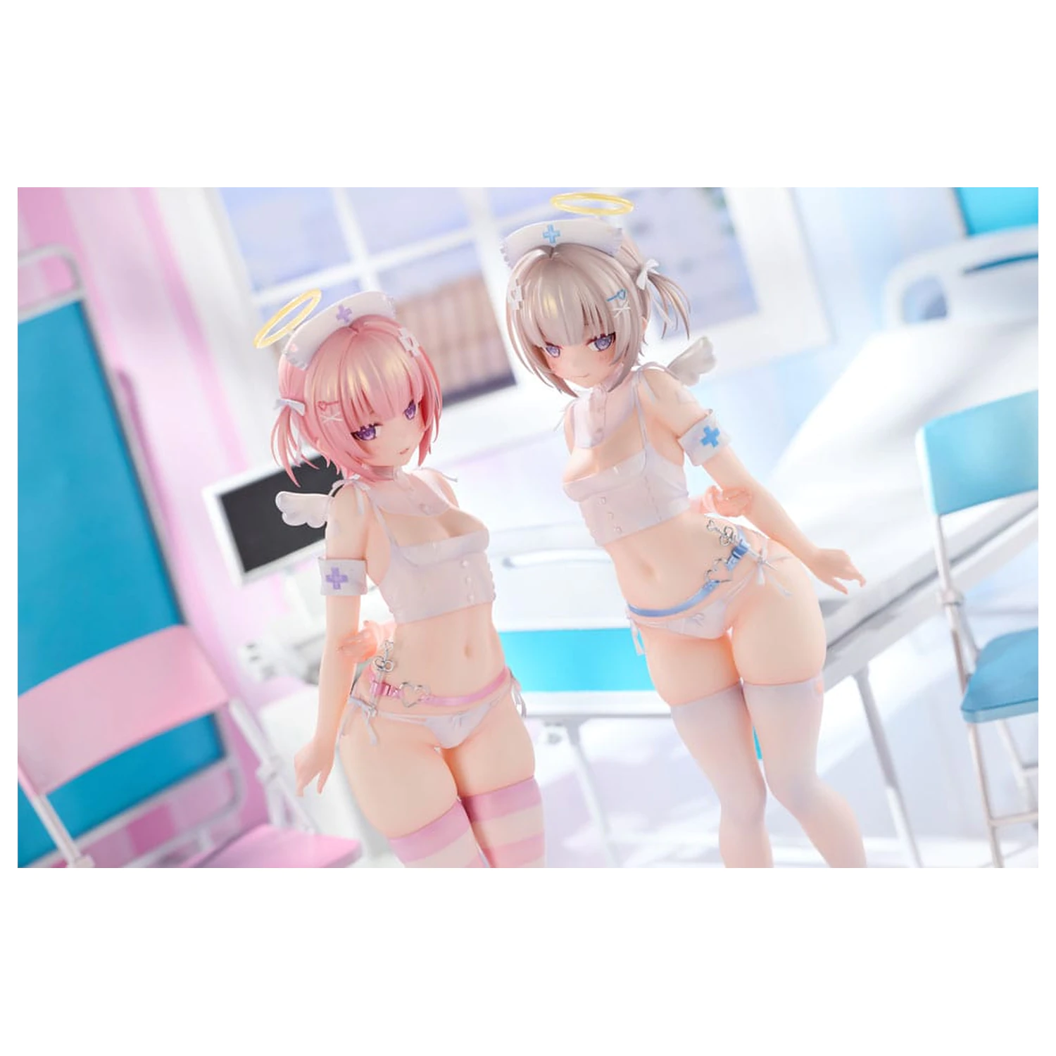 Original Character Statue 1/6 Suzu & Nagi Illustrated by Kuma 4-gou Set Edition 27 Zentimeter Produktfoto
