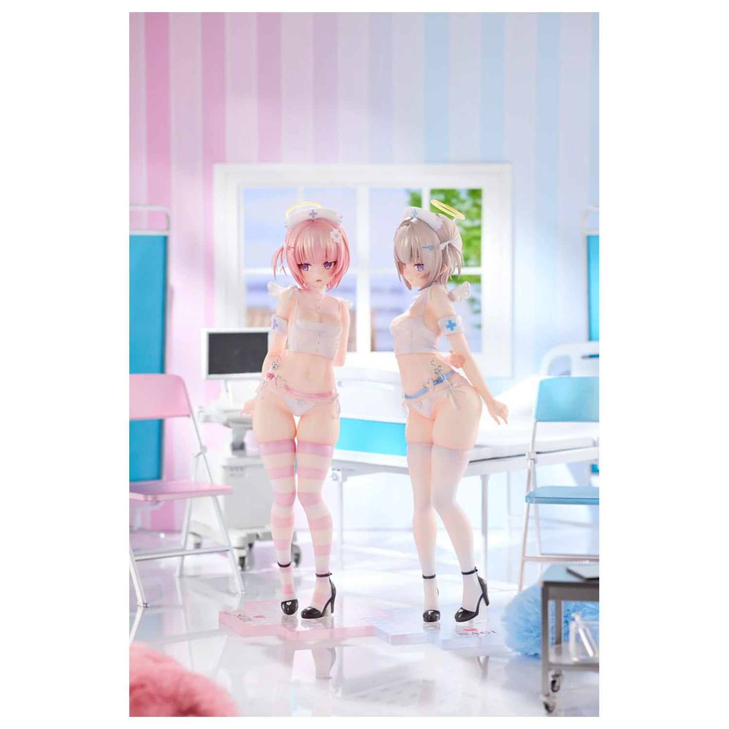 Original Character Statue 1/6 Suzu & Nagi Illustrated by Kuma 4-gou Set Edition 27 Zentimeter Produktfoto