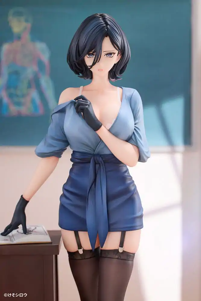 Original Character PVC Statue 1/6 Toutotsu ni Nugidasu Tennen Bijutsu Kyoushi Rumi Illustration by Keso Shirou 28 cm Produktfoto