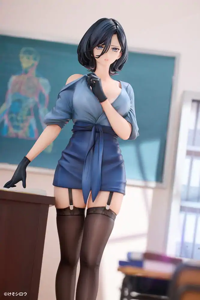 Original Character PVC Statue 1/6 Toutotsu ni Nugidasu Tennen Bijutsu Kyoushi Rumi Illustration by Keso Shirou 28 cm Produktfoto