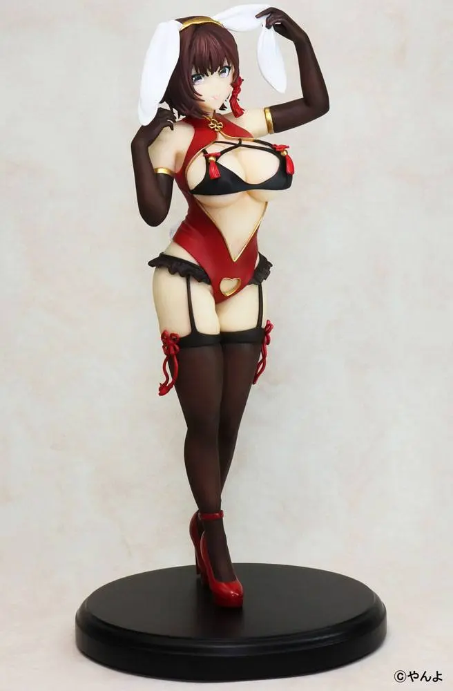 Original Character PVC Statue 1/6 Yui Red Bunny Ver. Illustration by Yanyo 26 cm termékfotó